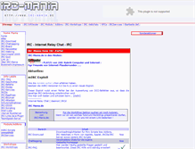 Tablet Screenshot of irc-mania.de